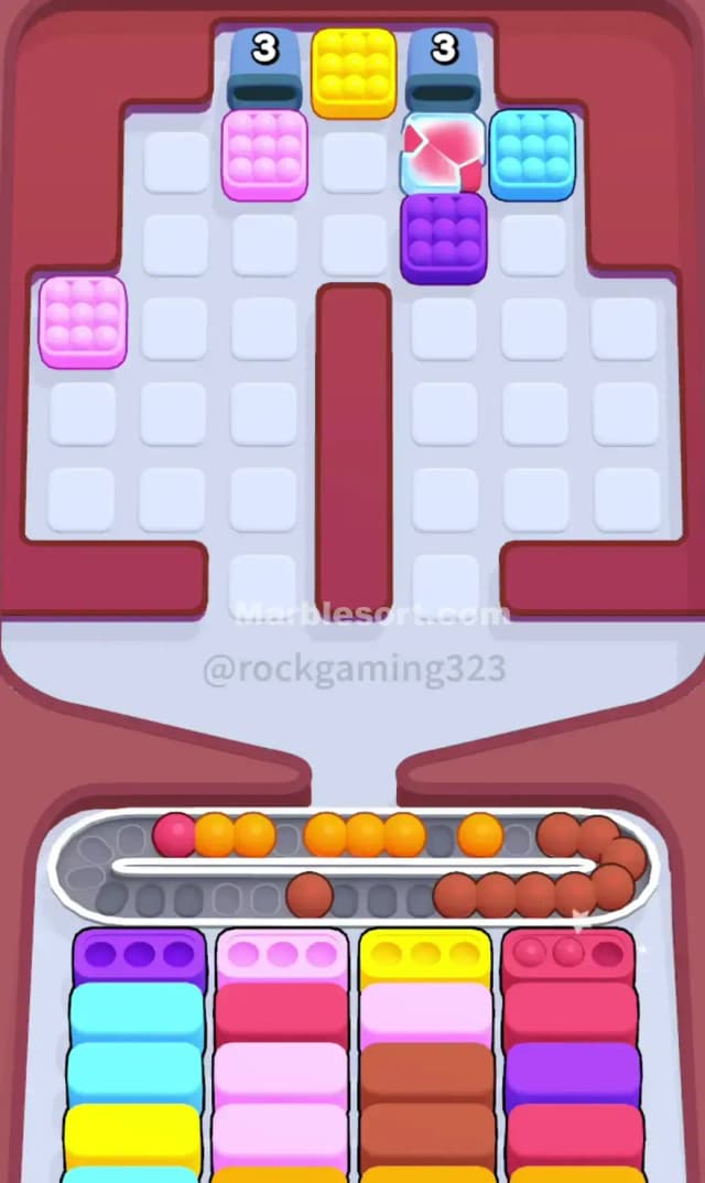 Marble Sort Level 308 Solution 2