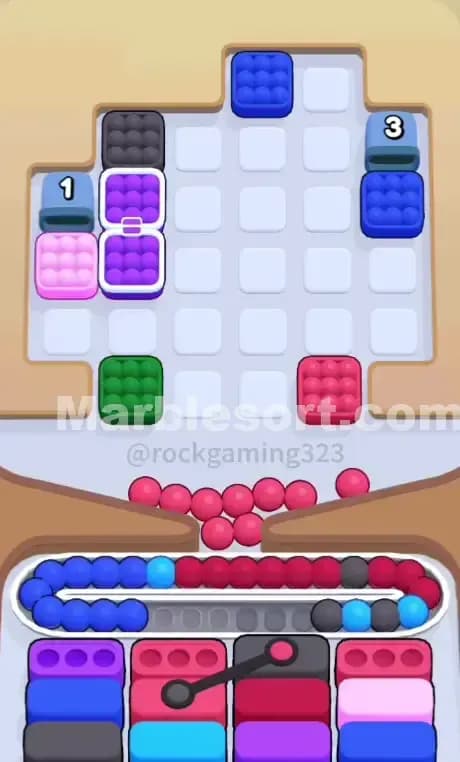 Marble Sort Level 132 Solution 2