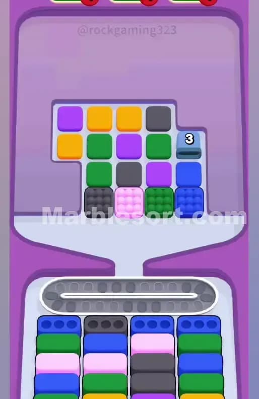 Marble Sort Level 12 Gameplay