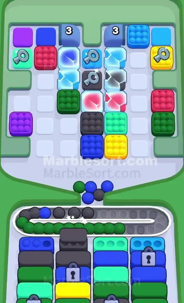 Marble Sort Level 411 Solution 1