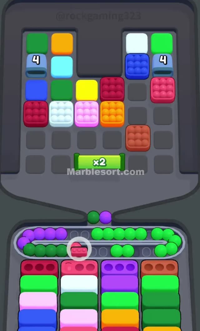 Marble Sort Level 74 Solution 1
