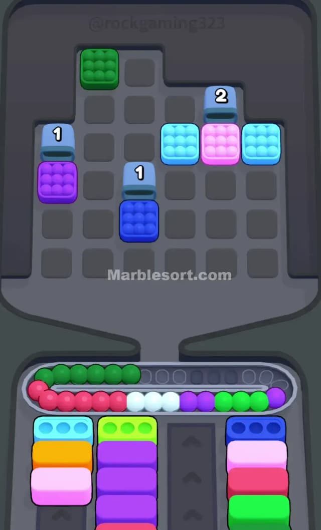 Marble Sort Level 57 Solution 2