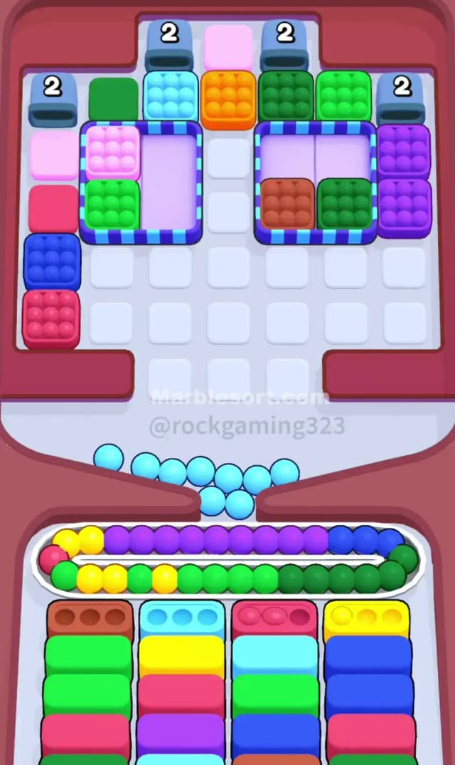 Marble Sort Level 298 Solution 1