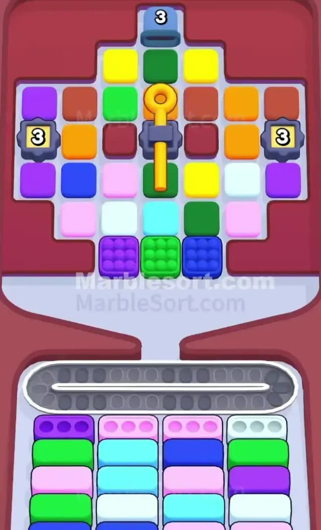 Marble Sort Level 608 Gameplay