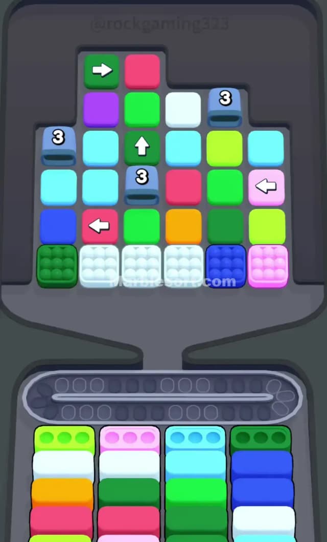 Marble Sort Level 57 Gameplay