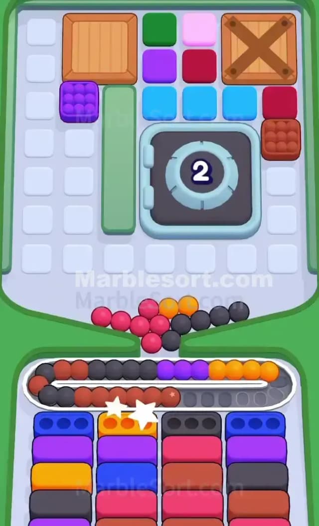 Marble Sort Level 648 Solution 1