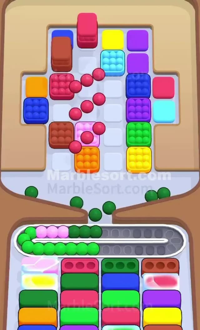 Marble Sort Level 283 Solution 1