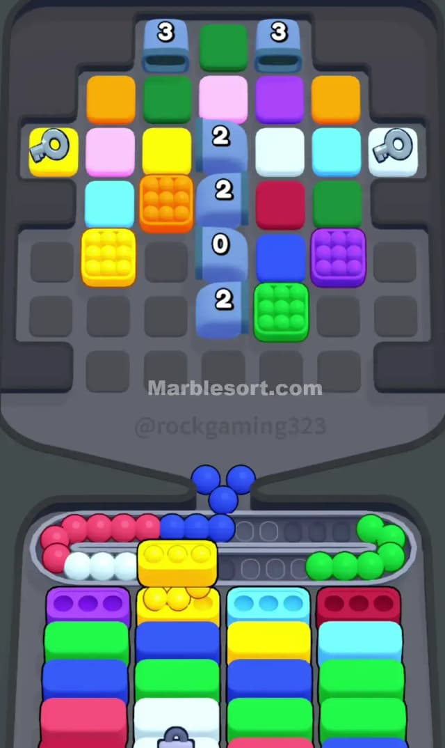 Marble Sort Level 294 Solution 1