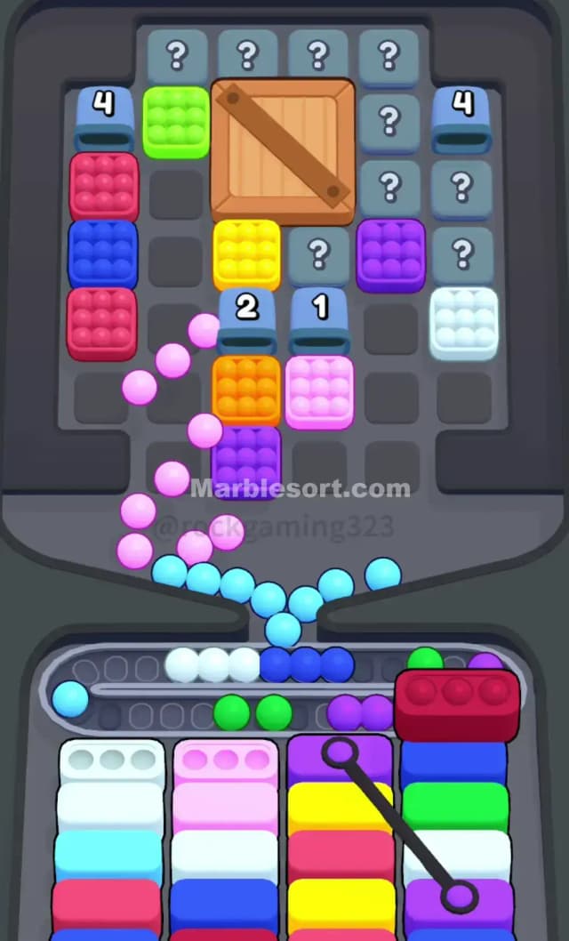 Marble Sort Level 127 Solution 1