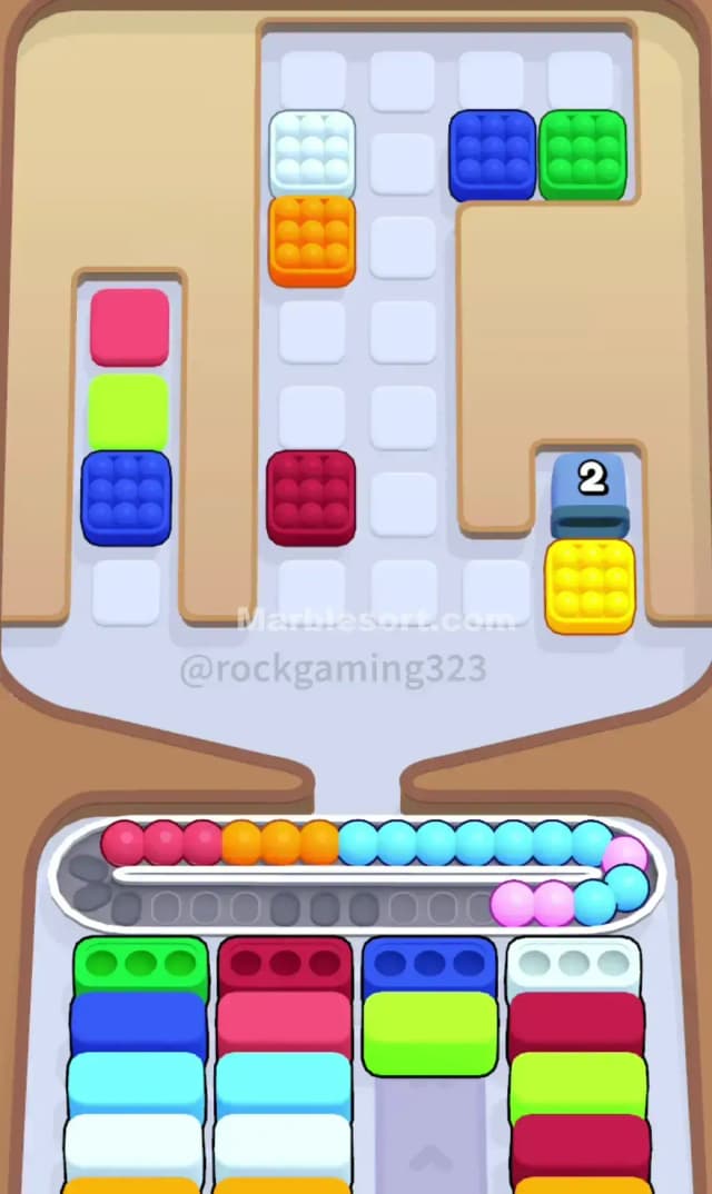 Marble Sort Level 353 Solution 2