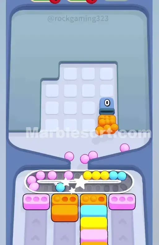 Marble Sort Level 10 Solution 3