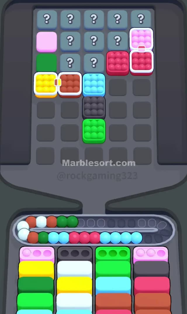Marble Sort Level 217 Solution 1