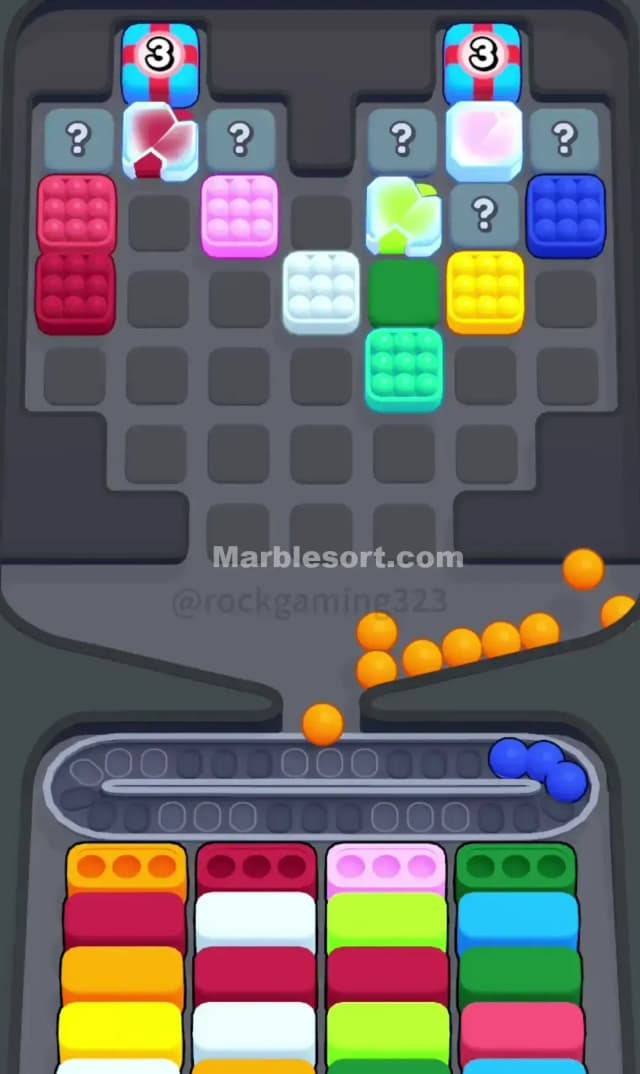 Marble Sort Level 250 Solution 2
