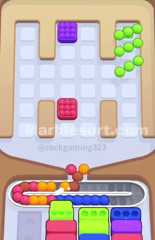 Marble Sort Level 355 Solution 3