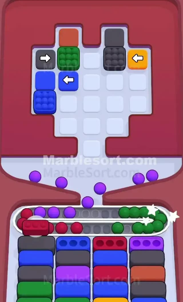 Marble Sort Level 612 Solution 2