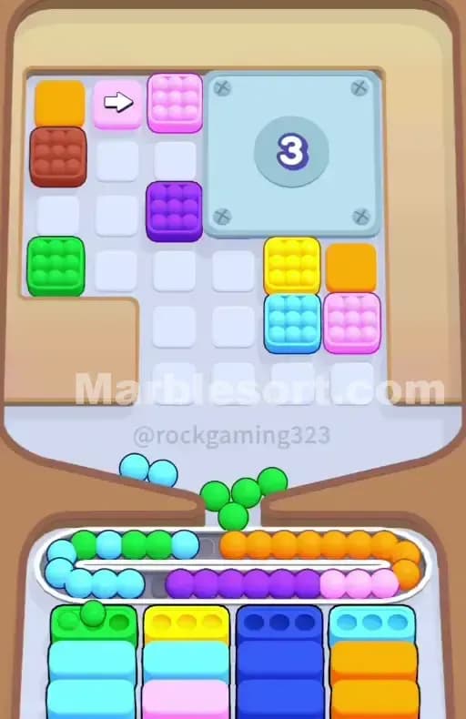 Marble Sort Level 205 Solution 1