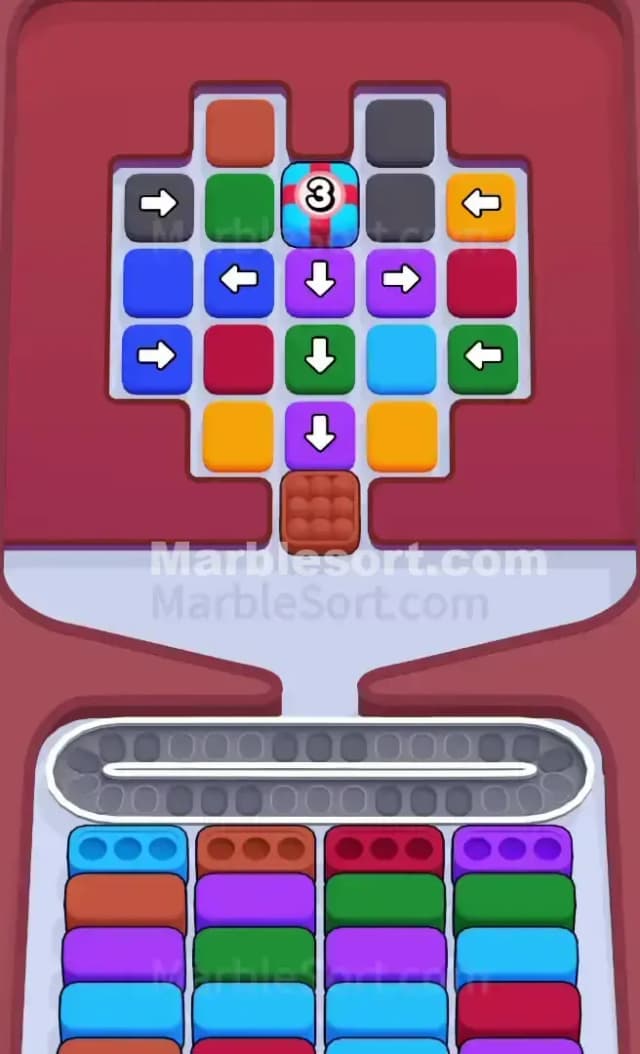 Marble Sort Level 612 Gameplay
