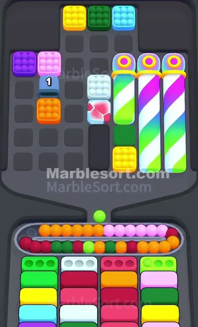 Marble Sort Level 347 Solution 1