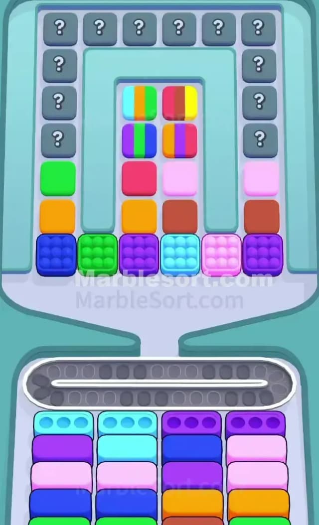 Marble Sort Level 655 Gameplay