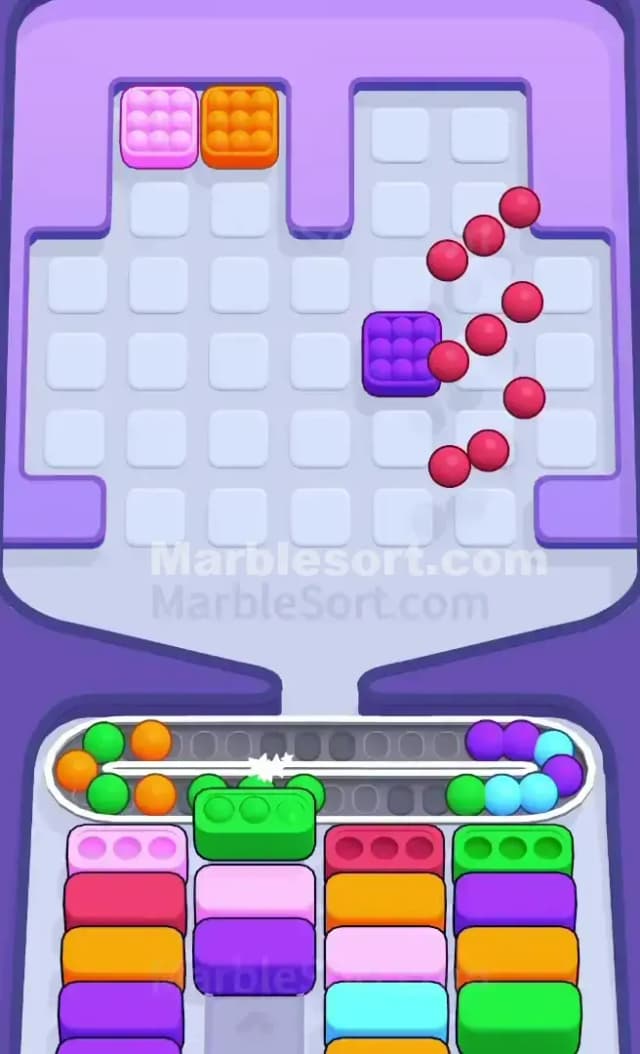 Marble Sort Level 525 Solution 3
