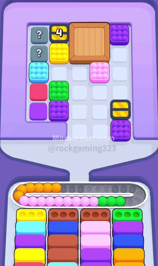 Marble Sort Level 219 Solution 1