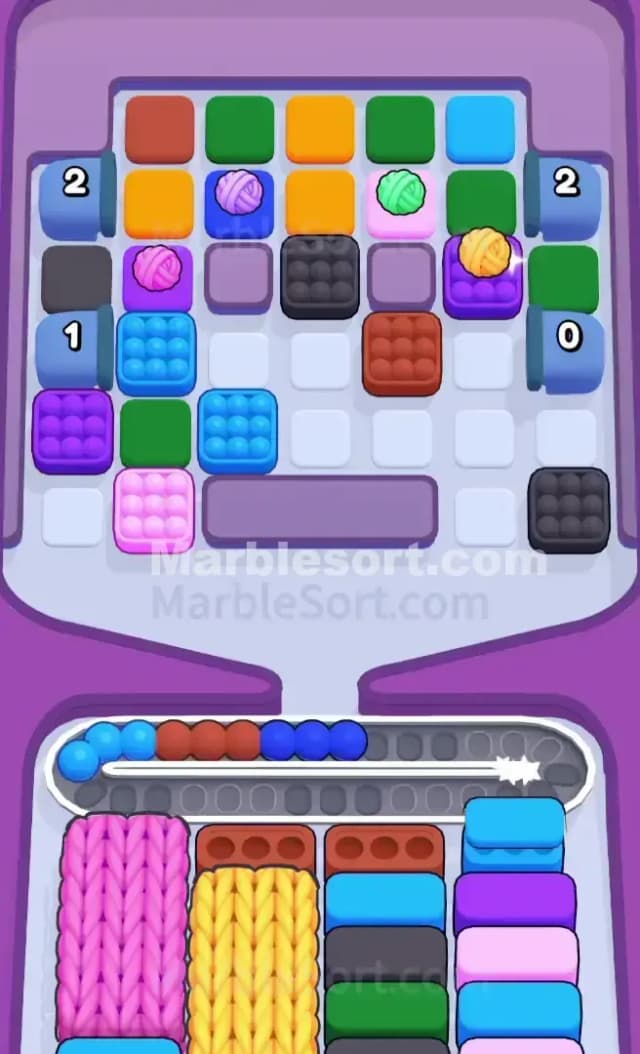 Marble Sort Level 551 Solution 1