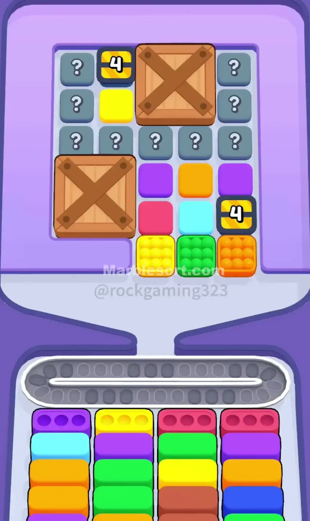 Marble Sort Level 219 Screenshot
