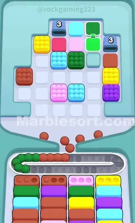 Marble Sort Level 43 Solution 1