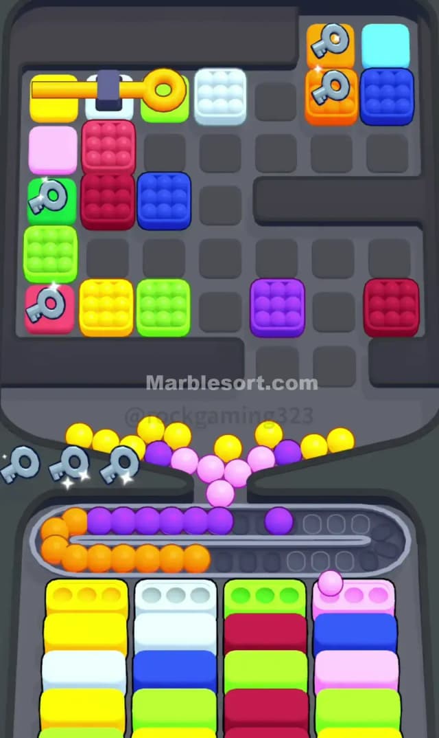 Marble Sort Level 197 Solution 1