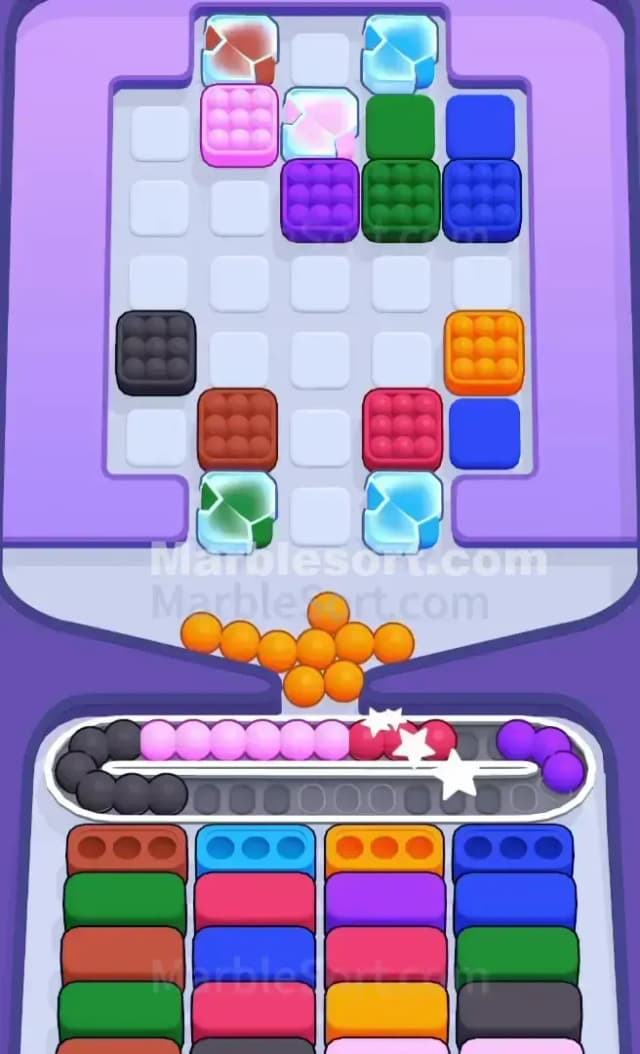 Marble Sort Level 595 Solution 1