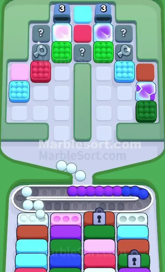 Marble Sort Level 408 Solution 1