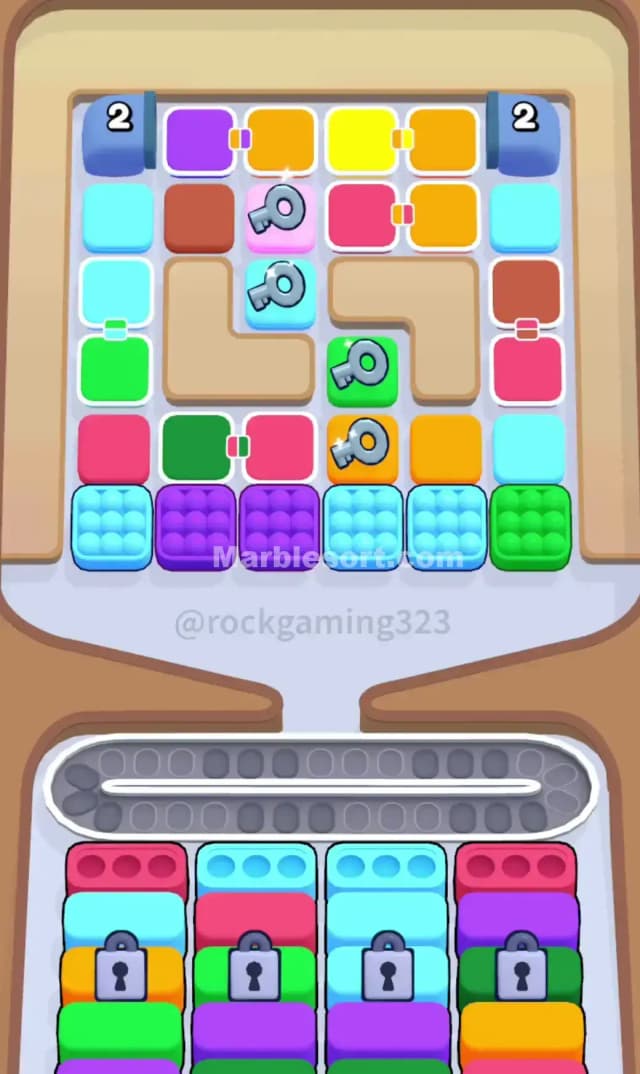 Marble Sort Level 208 Gameplay