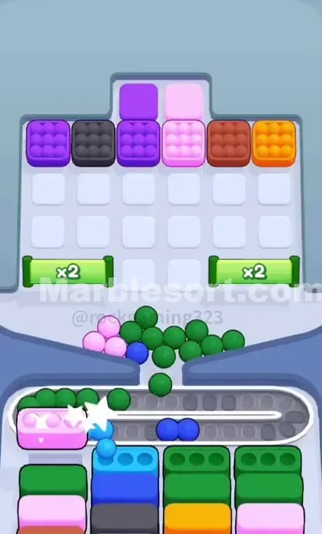 Marble Sort Level 155 Solution 2