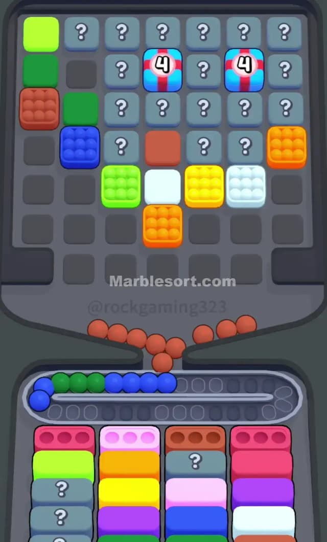 Marble Sort Level 140 Solution 1
