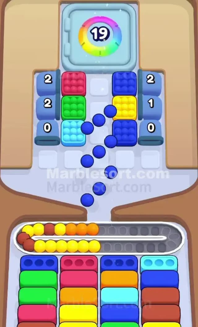 Marble Sort Level 591 Solution 1