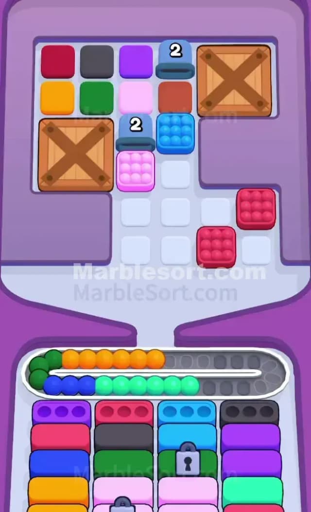 Marble Sort Level 556 Solution 1