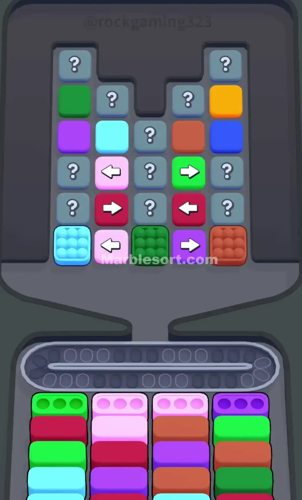 Marble Sort Level 54 Screenshot