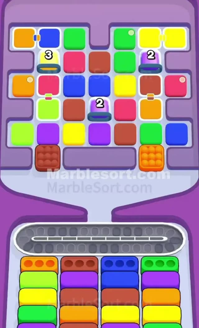 Marble Sort Level 708 Gameplay