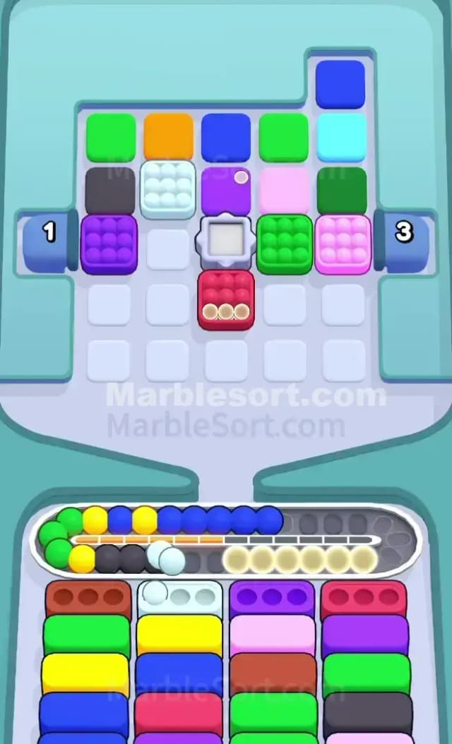 Marble Sort Level 736 Solution 1