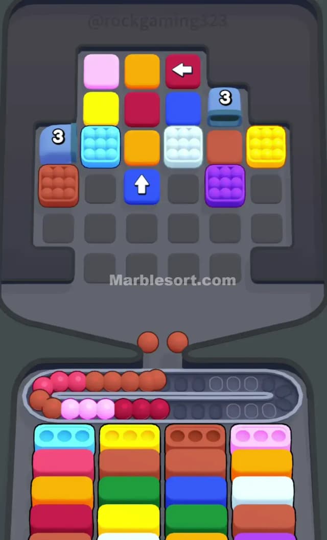 Marble Sort Level 60 Solution 1