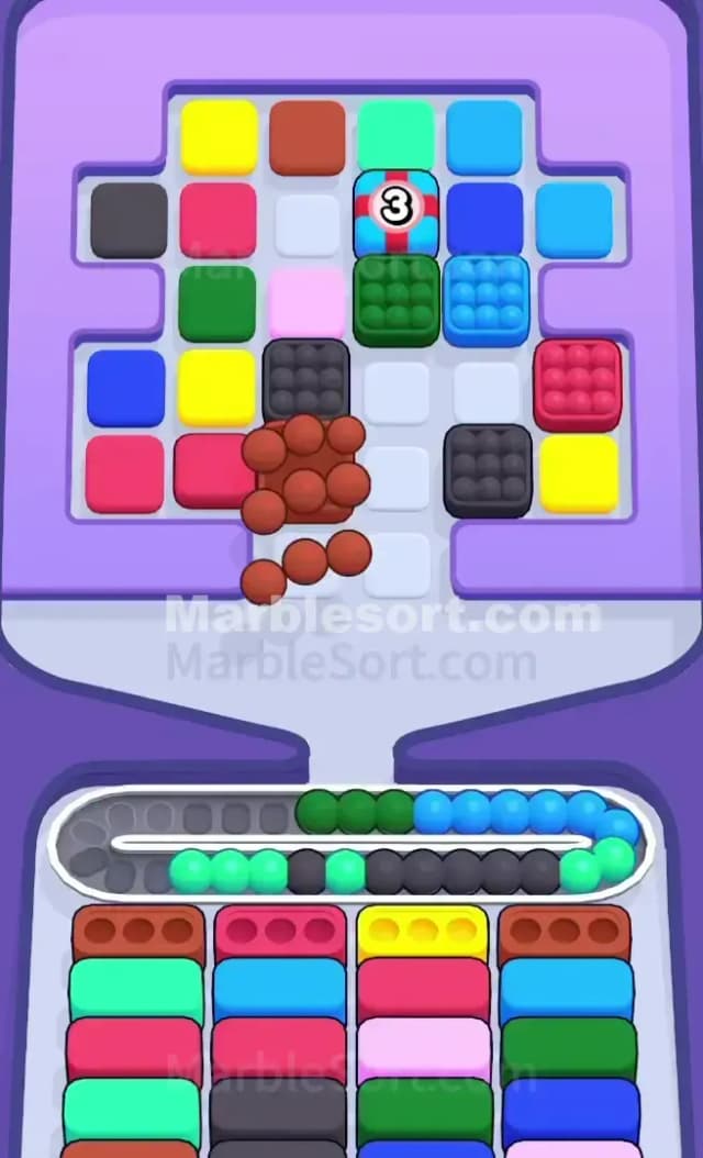 Marble Sort Level 601 Solution 1