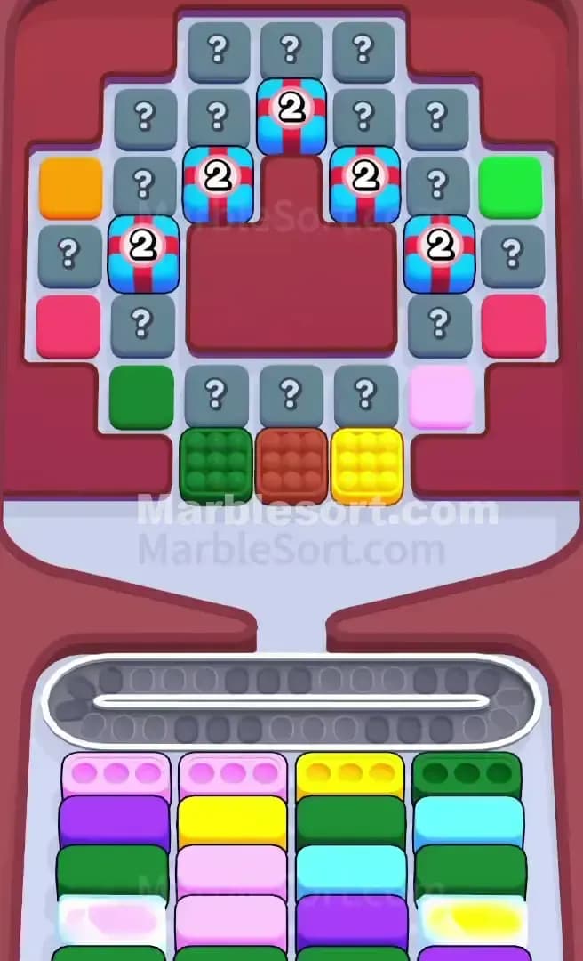Marble Sort Level 308 Screenshot