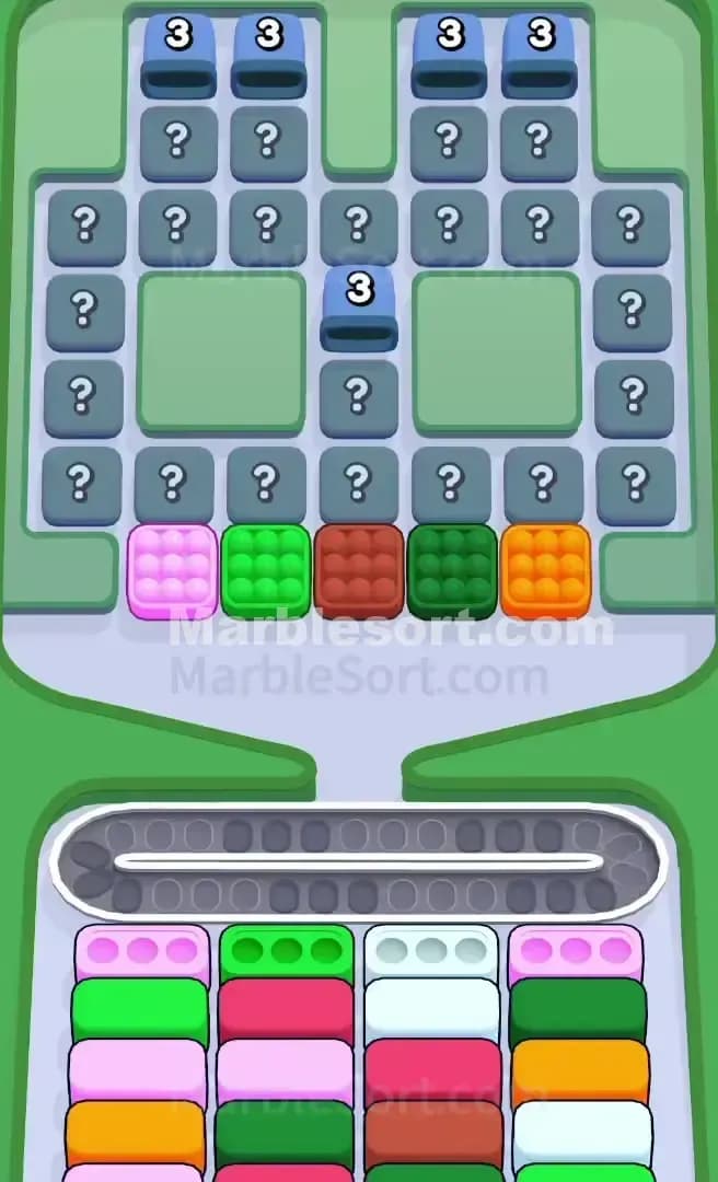 Marble Sort Level 491 Screenshot