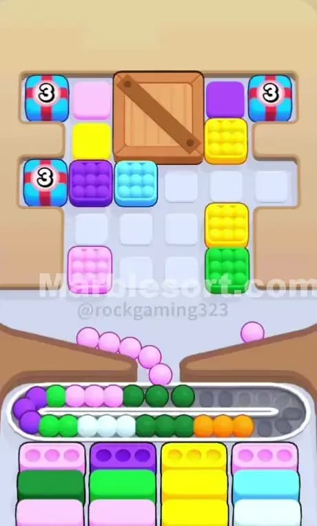 Marble Sort Level 125 Solution 1