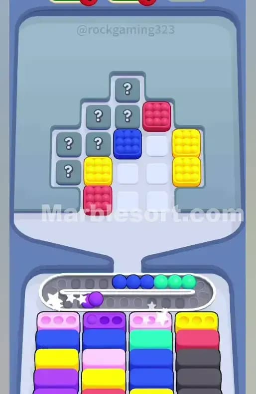 Marble Sort Level 9 Solution 1