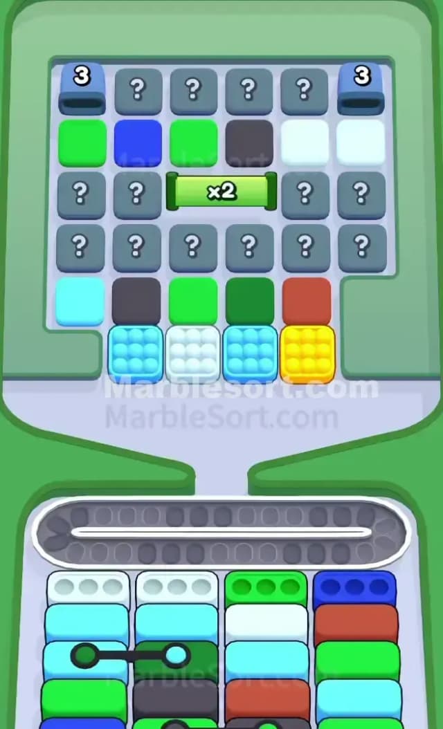 Marble Sort Level 332 Gameplay