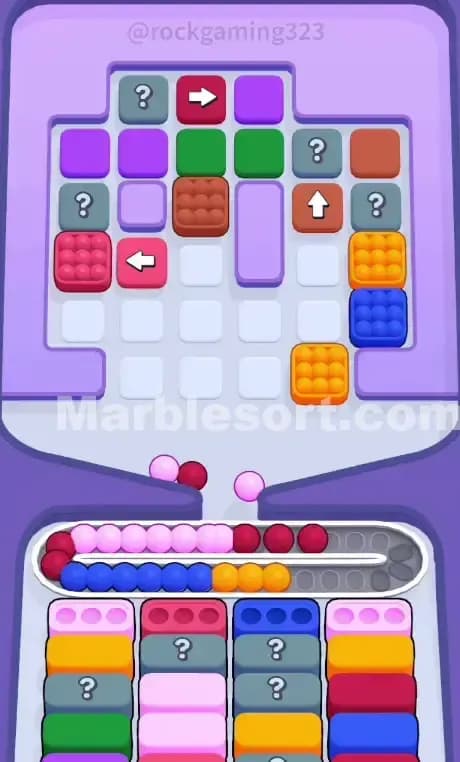 Marble Sort Level 58 Solution 1