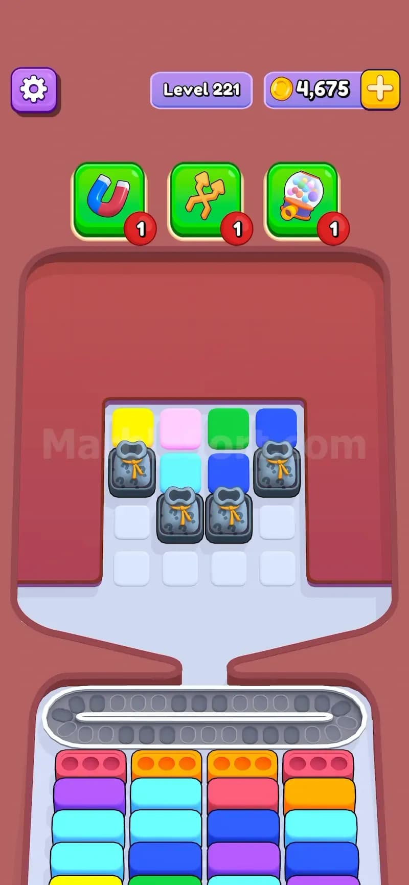 Mystery Box in Marble Sort