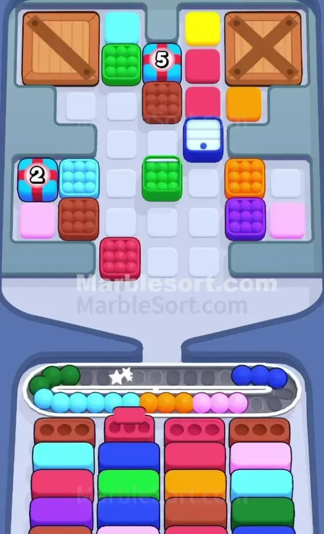 Marble Sort Level 395 Solution 1