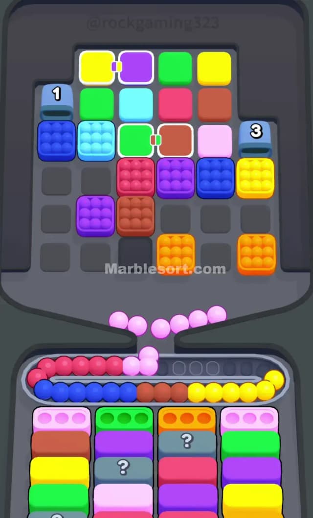Marble Sort Level 49 Solution 1